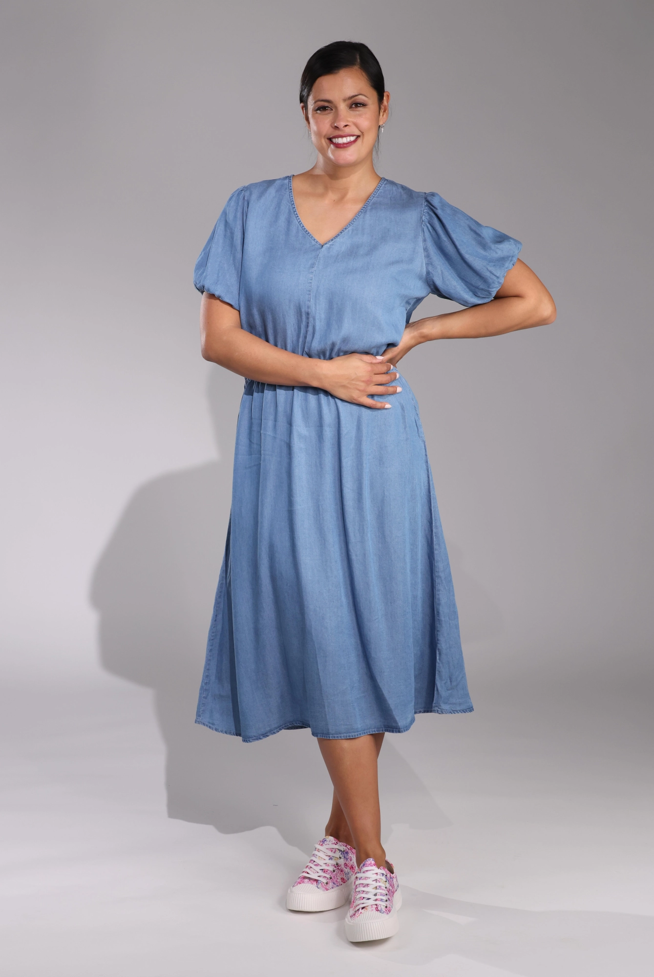 Fresh Tones Dress | LIGHT INDIGO | 6634C1