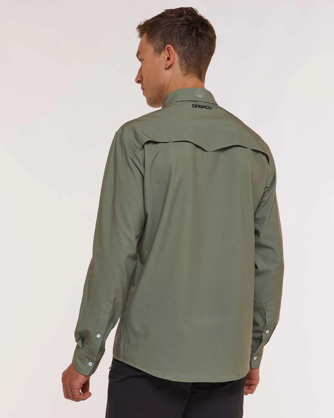 Mens Western Shirt | Kyle Strait Signature Edition Green Corporate Event Budget Friendly