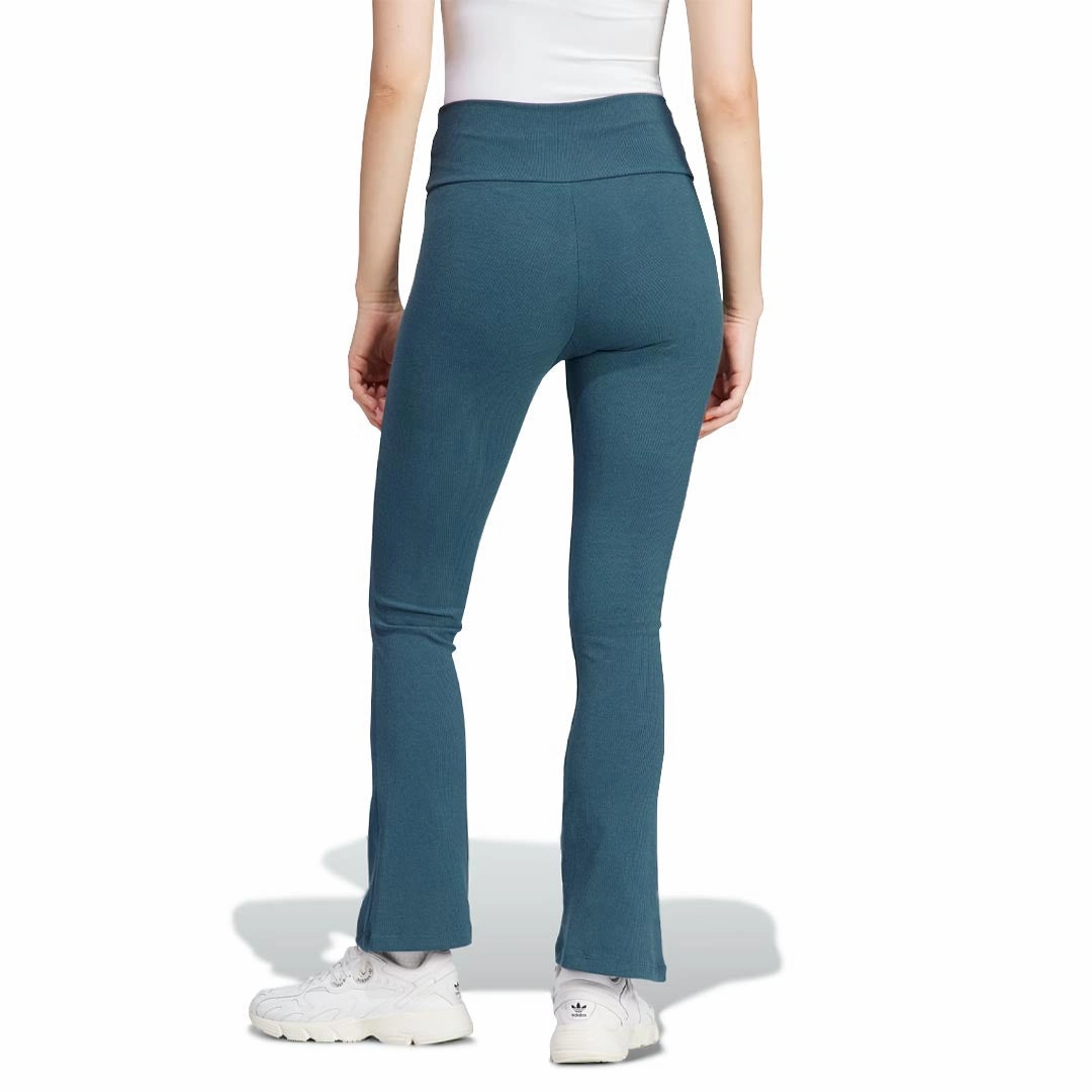 adidas - Women's Essentials Ribbed Flared Leggings (IJ5400) Flat Seams Stylish Cut