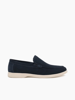 Slip On Custom Order Viserys Navy Suede