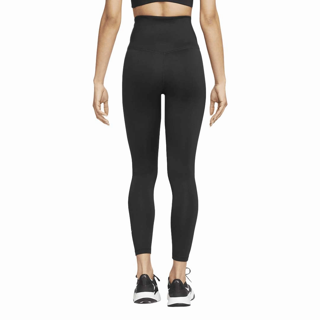 Seamless Wear QuickDryTechnology Nike - Women's Therma-Fit One High Waisted 7/8 Leggings (FB8612 010)