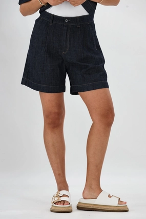 Shine On Label Cole Rinse Wash Resort Short Dark Indigo Fitness Ready