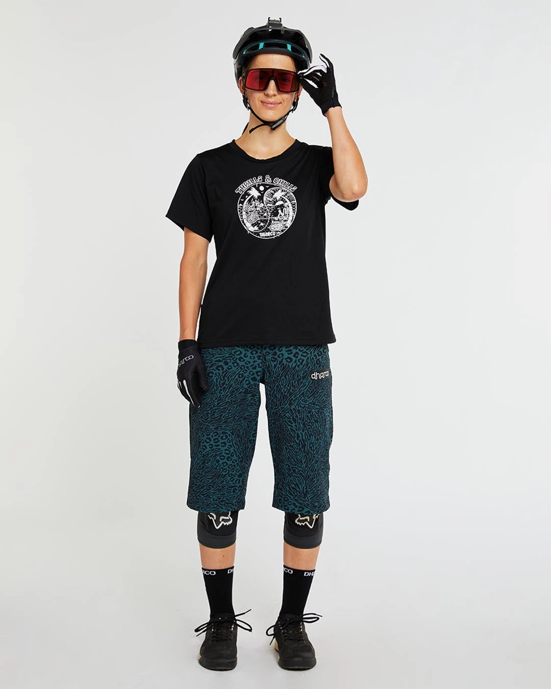 Womens Tech Tee | Dark Thrills Stretch Knit Sleek Stretch Fit