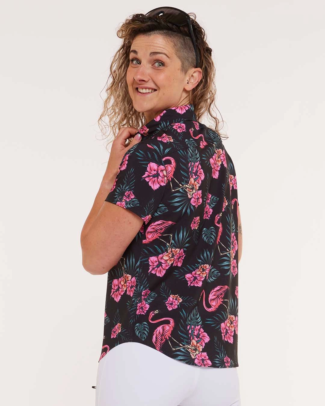 Womens Tech Party Shirt | Parker Eco Friendly Dye