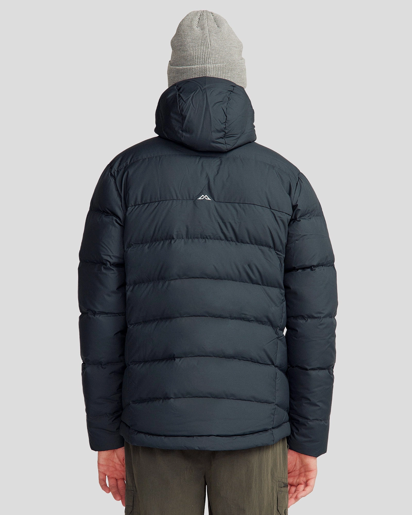 Men's Epiq Hooded Down Jacket - Black HypoallergenicInnerLayer MoistureWickingLining