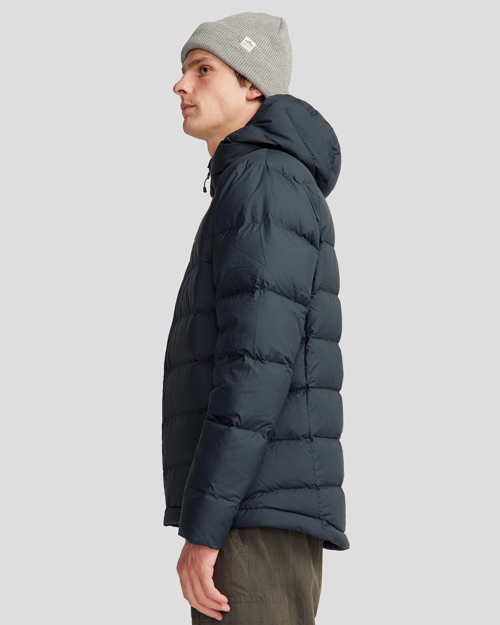 Hooded style Men's Epiq Hooded Down Jacket - Black