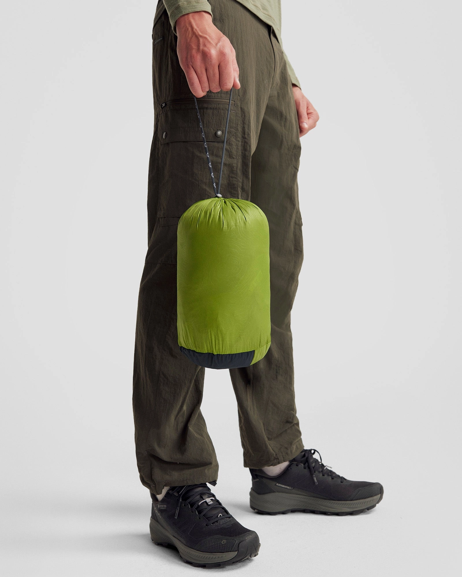 Climate Responsive Textile Flexible Comfort Men's Epiq Hooded Down Jacket - Black