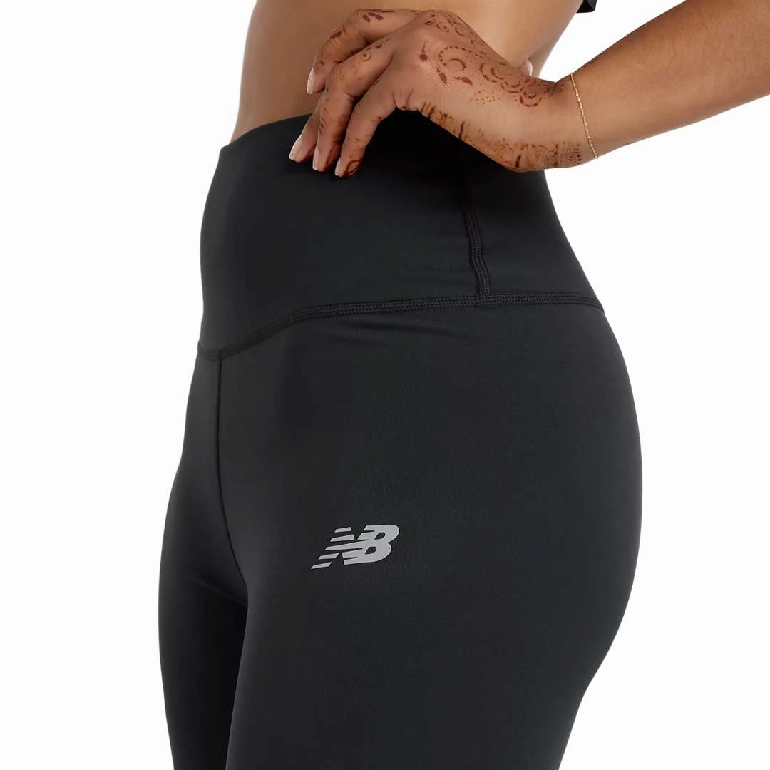 New Balance - Women's Harmony High Rise Leggings (WP41112 BK) Fashion-Forward Quick Dry Fabric