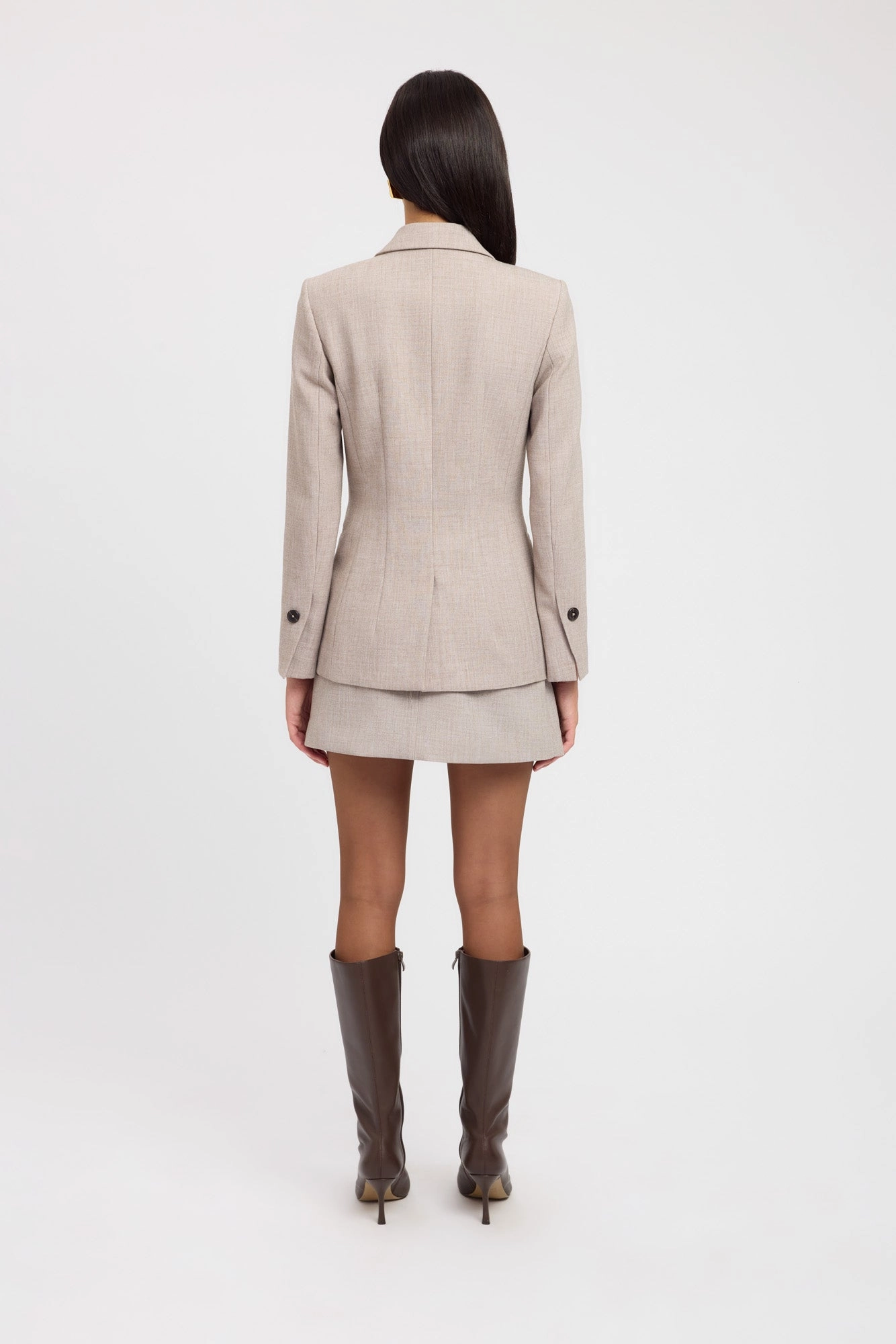 Darcy Contour Blazer Logo Free Style RibbedTrims