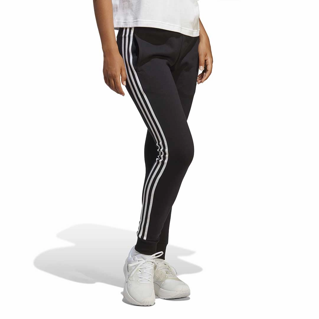 Training Wear All Purpose Fit adidas - Women's Essentials 3 Stripes French Terry Cuffed Pants (IC8770)