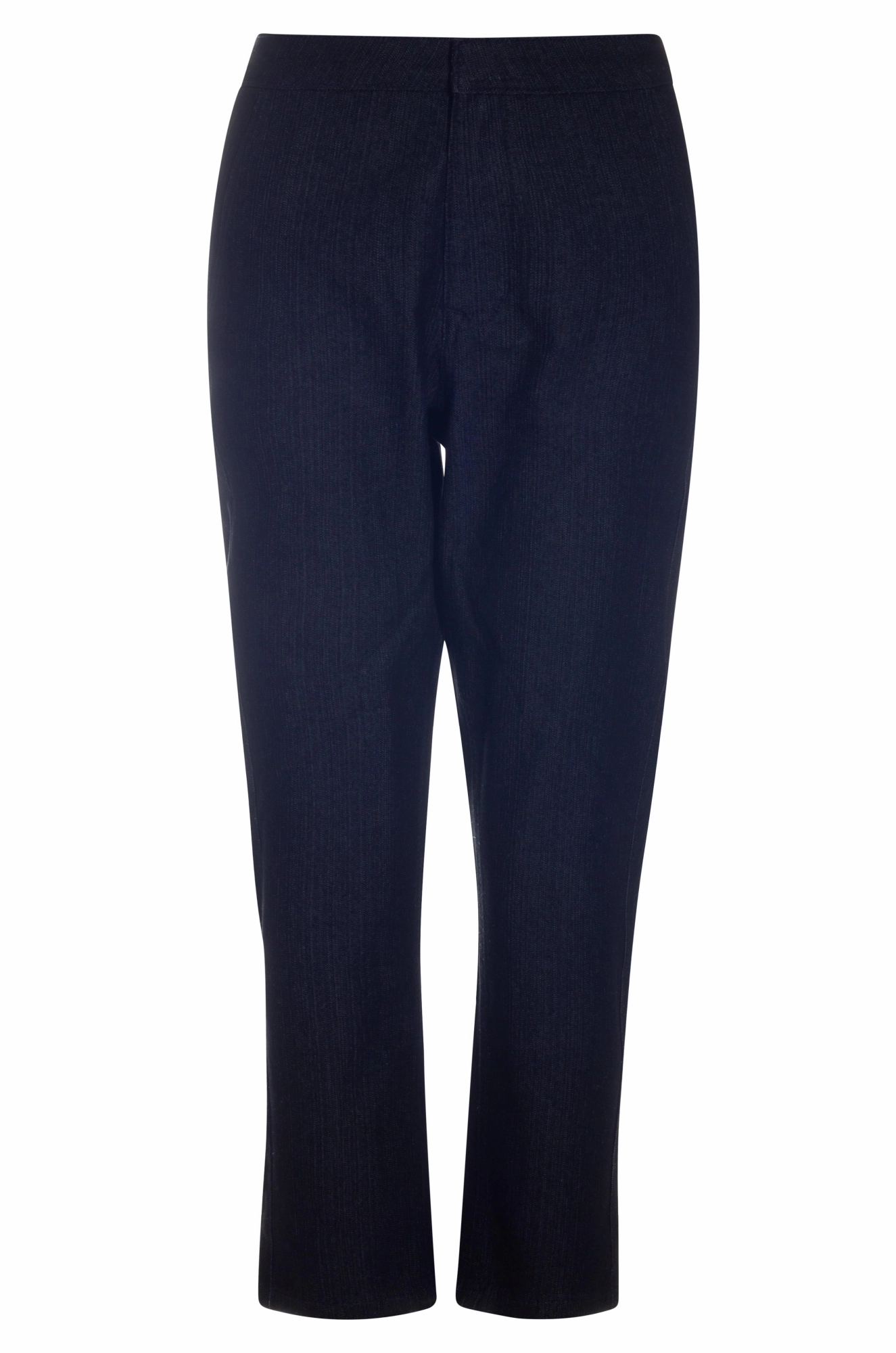 Morning Stroll Music Event Office Wear Four Way Stretch Fabric On trend Chelsea Crop Jeans | BLACK | 6598AR