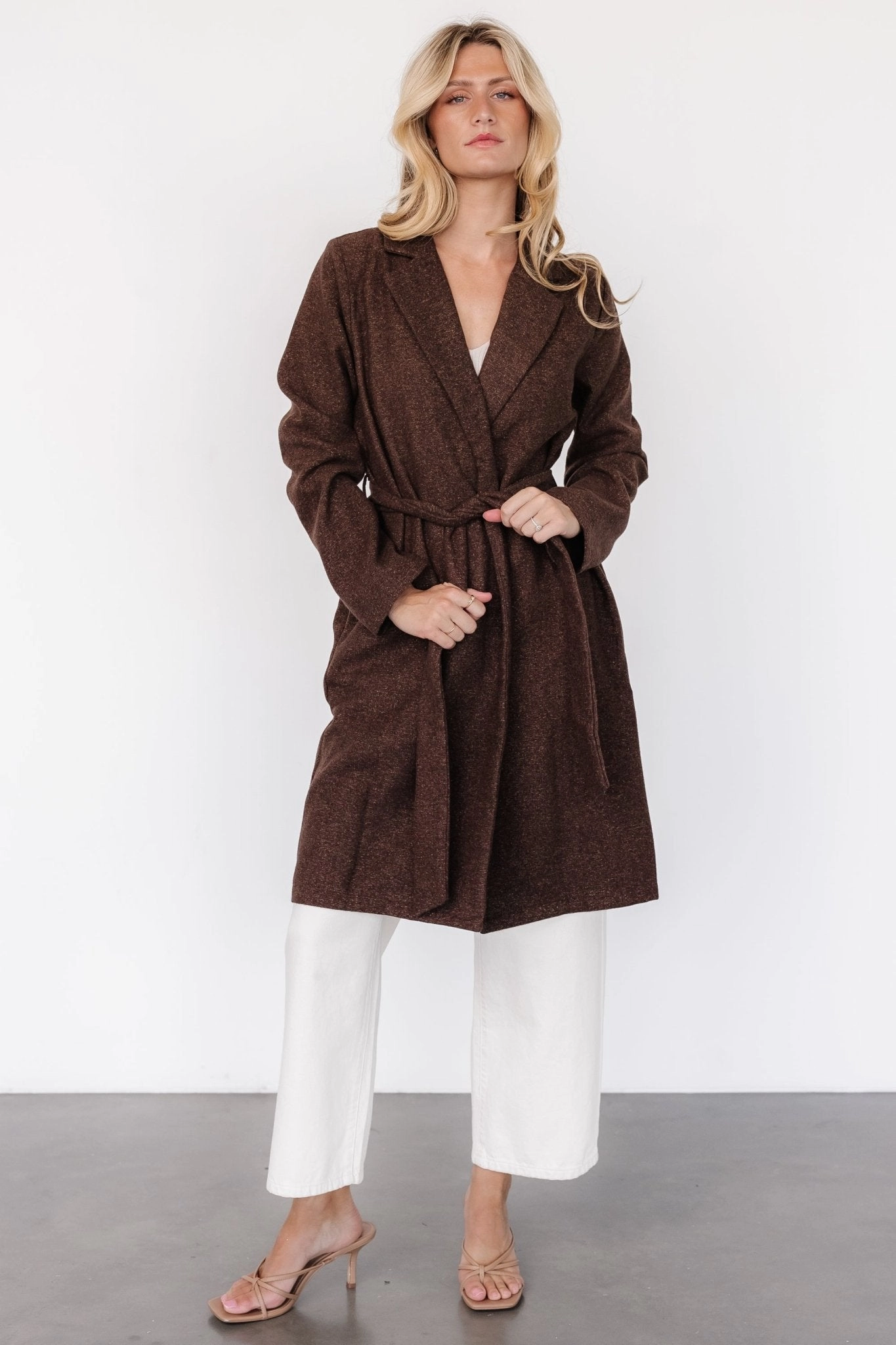 Windproof Thermal Shell All Day Comfort Design Manchester Tweed Jacket | Dark Brown