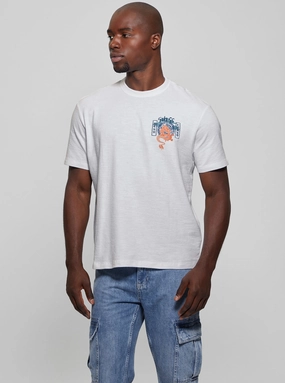 White Japanese Dragon T-Shirt OEKOTEX Certified Fabric High Durability Material