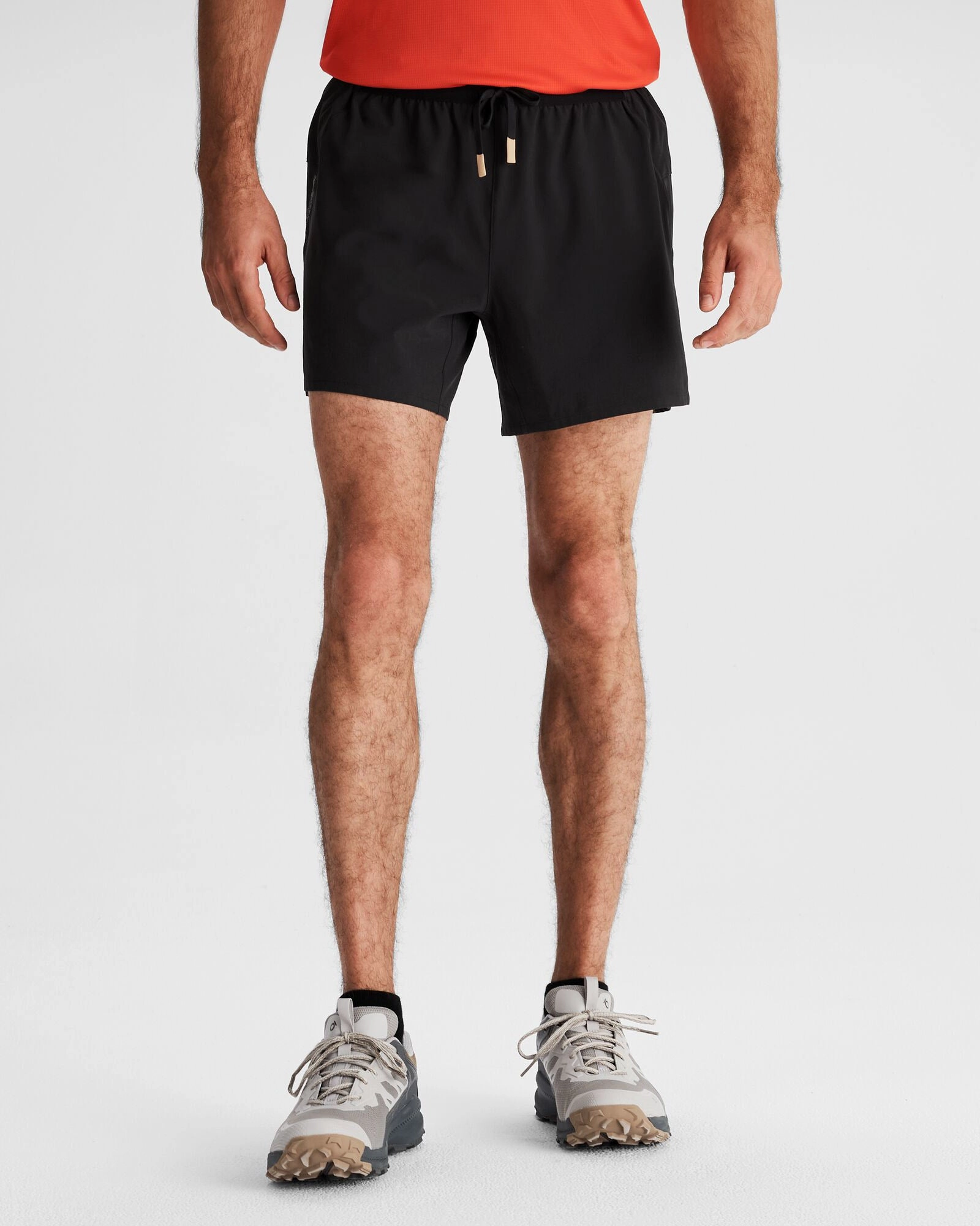 media industry custom-made Men's Seeker Lined 5 inch Shorts - Black Stingray