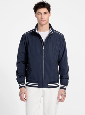 Compression Storage Eco Blue Urban Satin Bomber Jacket