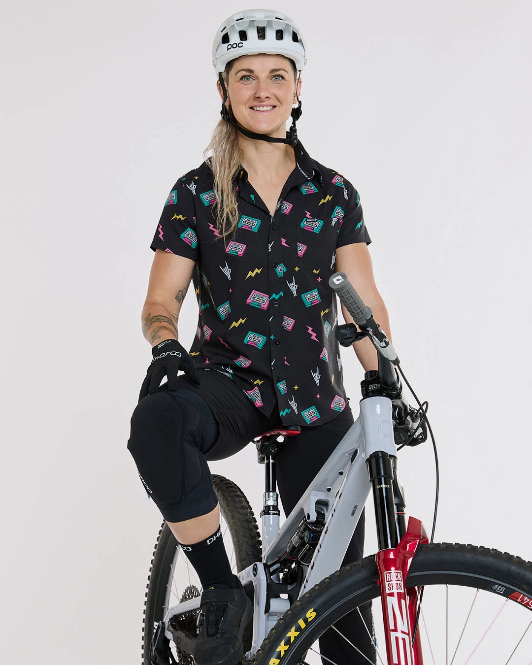 Sustainable production Womens Tech Party Shirt | Mix Tape