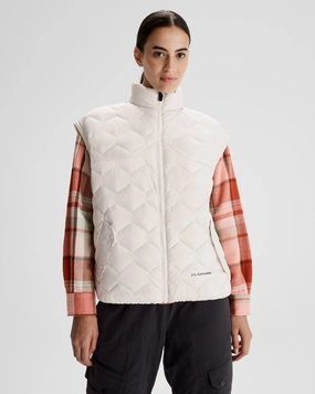 AntiStatic Inner Layer Women's Any Time Down Short Vest - Shroom