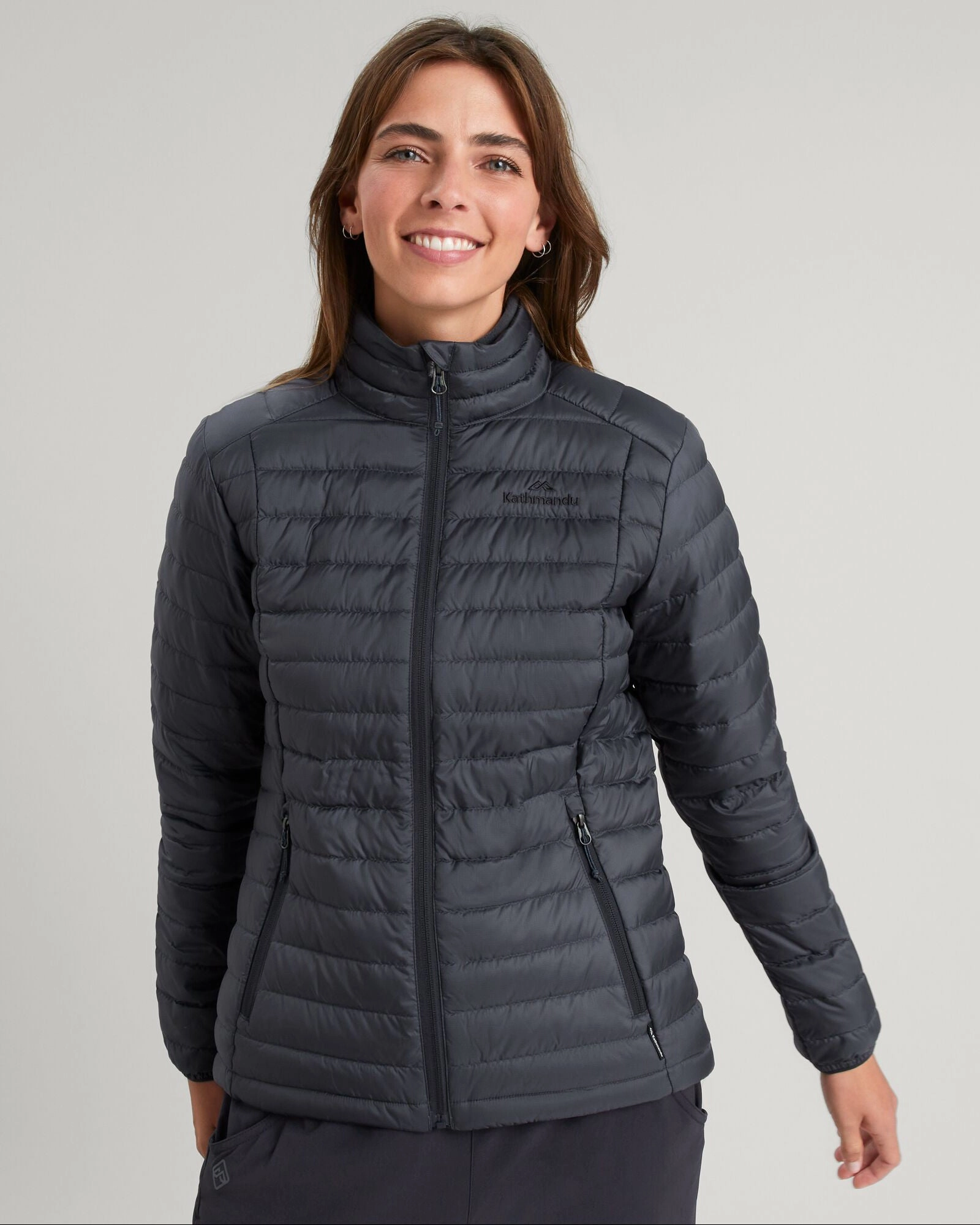 Hooded style Women's Heli 600 Fill Lightweight Down Jacket - Night