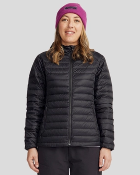 FlexibleCuffSystem Modern Functional Design Women's Heli Down Hooded Jacket 3.0 - Black Stingray