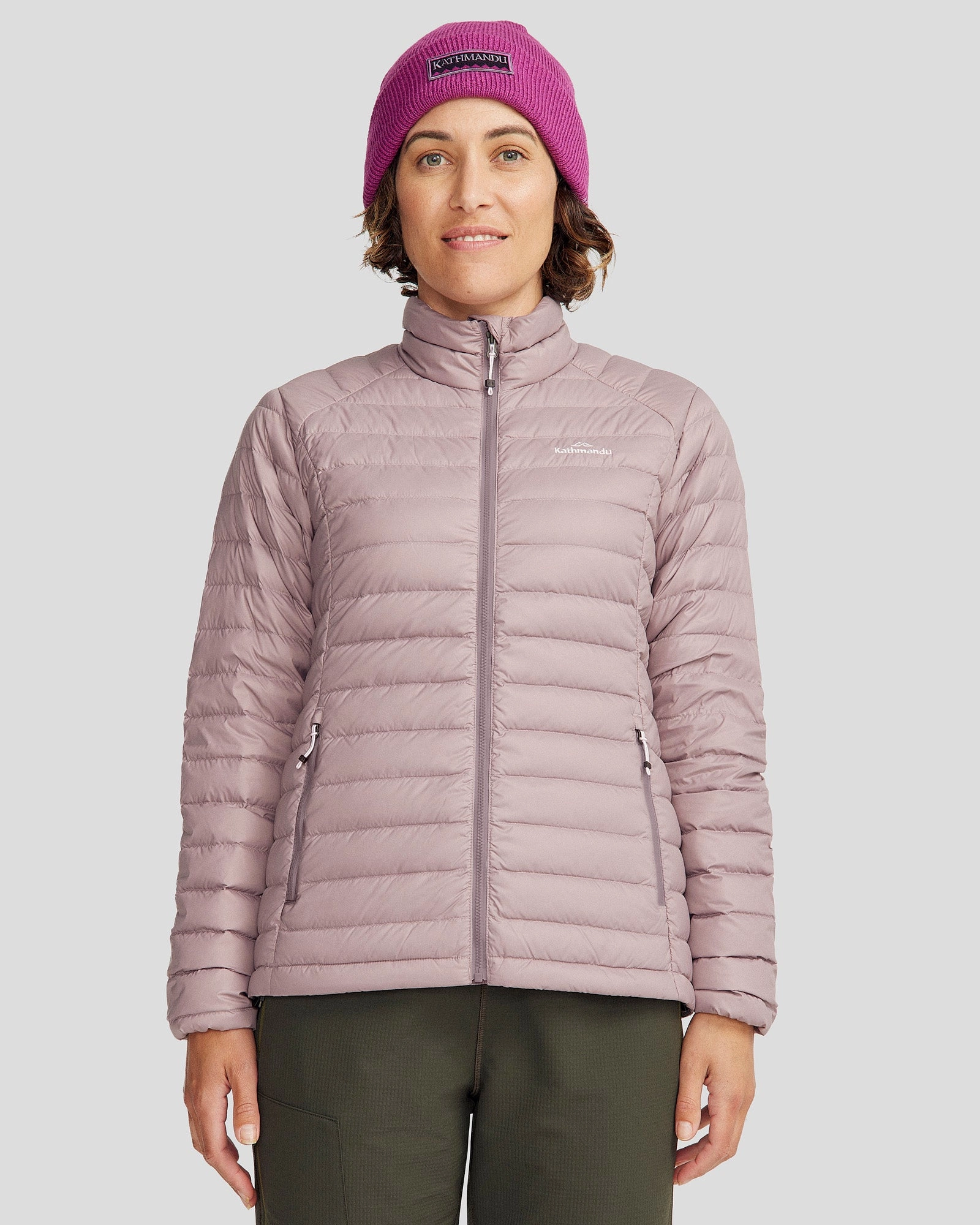 Three Layer Laminate Multi Layer Design Women's Heli Down Jacket 4.0 - Thistle