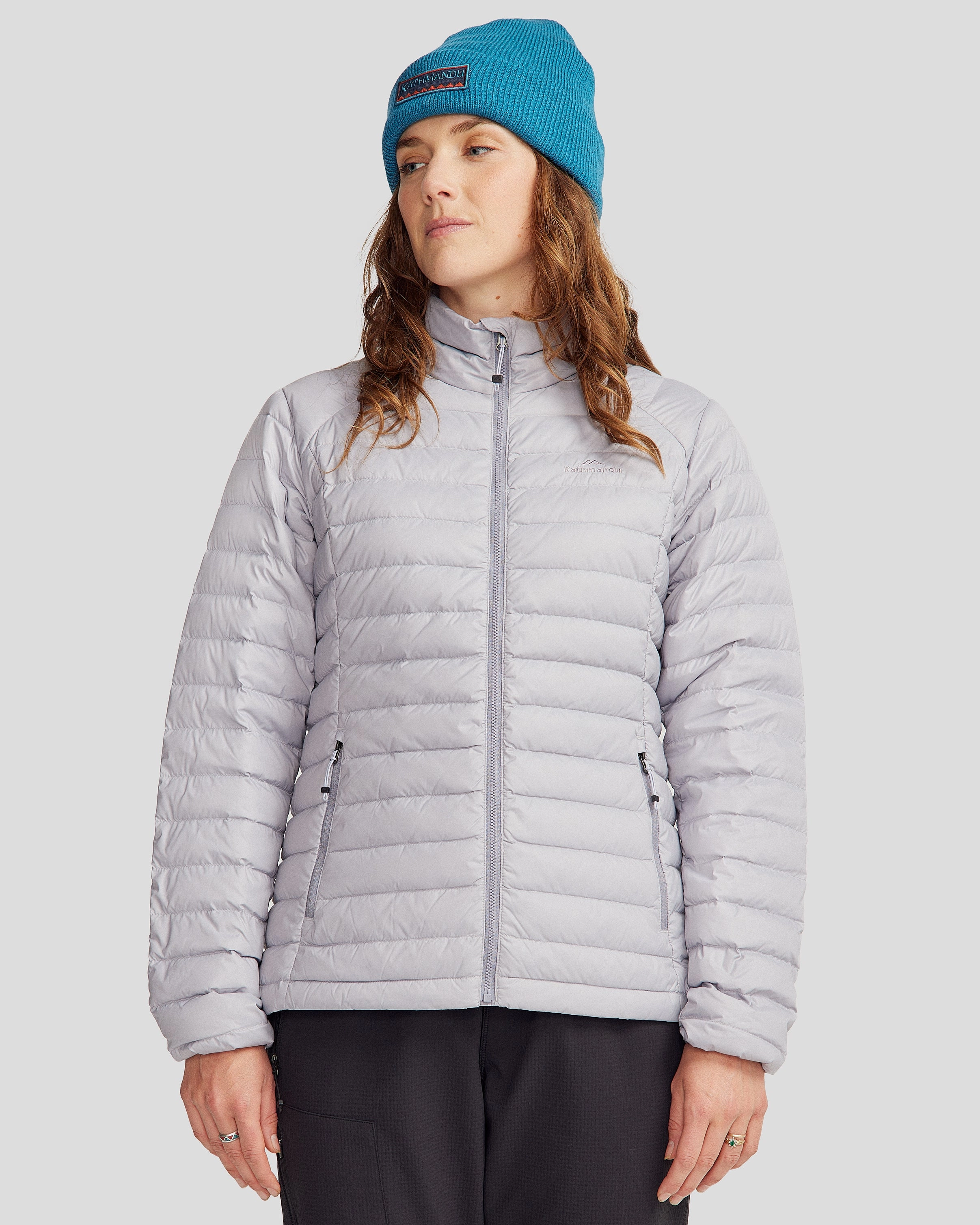 Women's Heli Down Jacket v4 - Light Haze Ripstop Reinforcement Comfort Fit Design