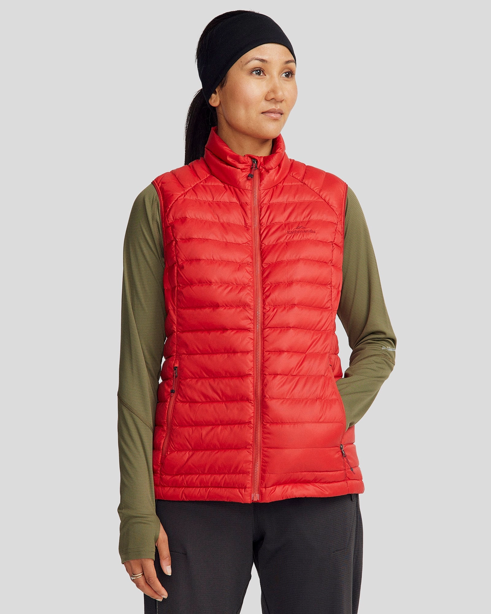 Modular Design Women's Heli Down Vest 2.0 - Spicy Chilli Pepper
