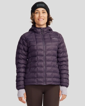 Women's Heli Insulated Hooded Jacket - Orbit Flexible Hem Adjustment