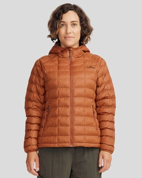 Women's Heli Insulated Hooded Jacket - Woodsy Comfortable Fabric