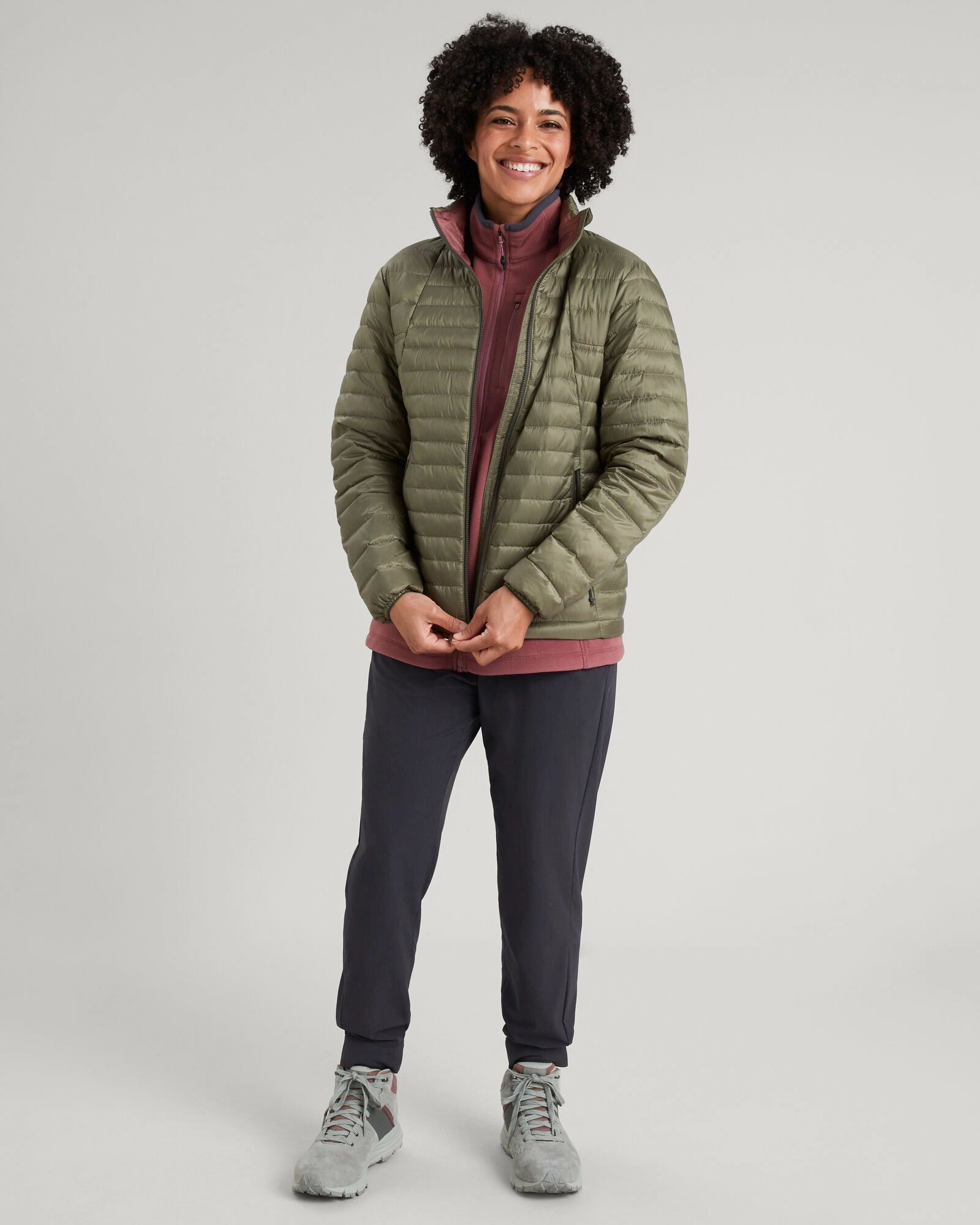 Women's Heli R Down Jacket - Beech Waterproof Technology