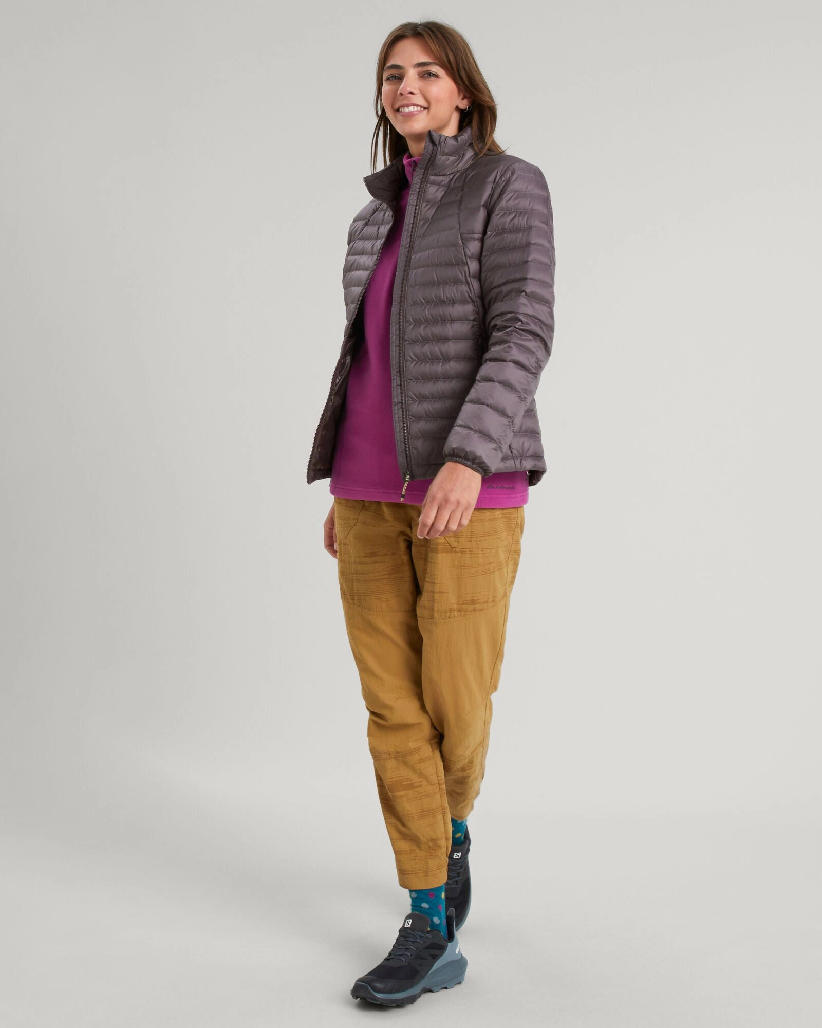 Transitional Wear UV Protective Layer Women's Heli R Down Jacket - Light Quartz