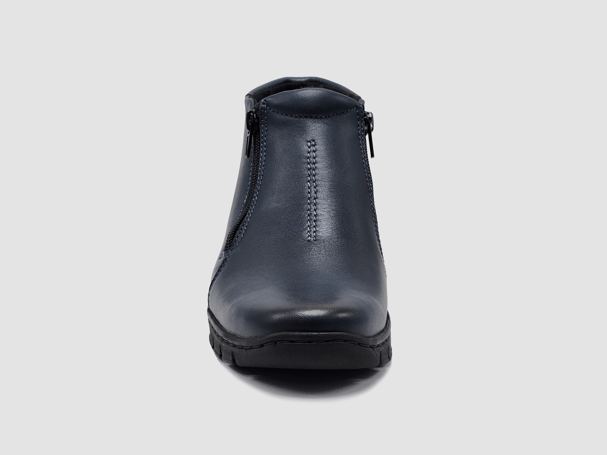 Women's Helios Dione Zip-Up Leather Boots - Navy Travel Quick Drying Windy Weather