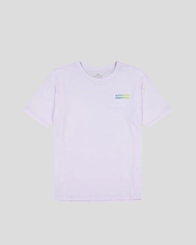 Women's Heritage Organic Cotton T-shirt - Bright Lilac FullCut Shoulder Convertible Sleeve Adaptation