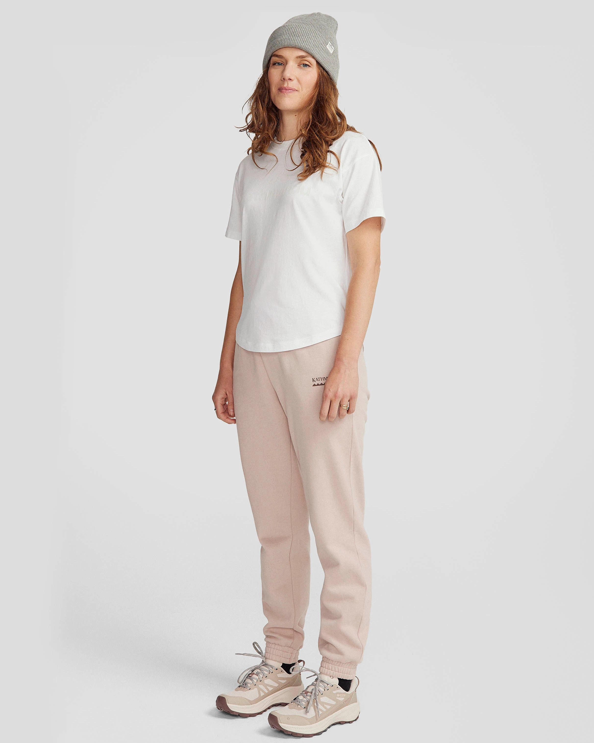 Women's Logo Organic Cotton T-shirt - White LowImpact Dye Process