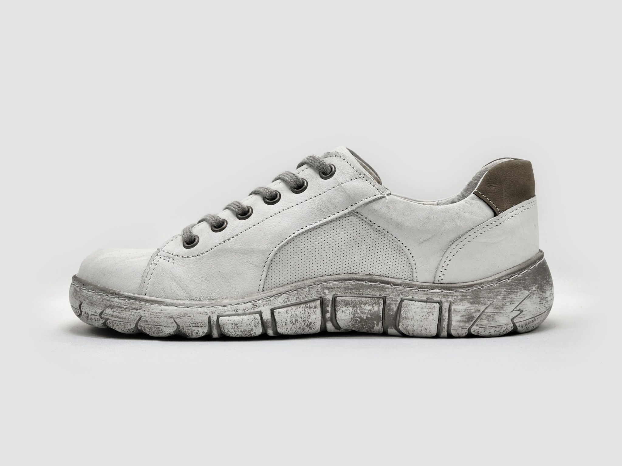 Women's Original Leather Shoes - White Stylish Appearance