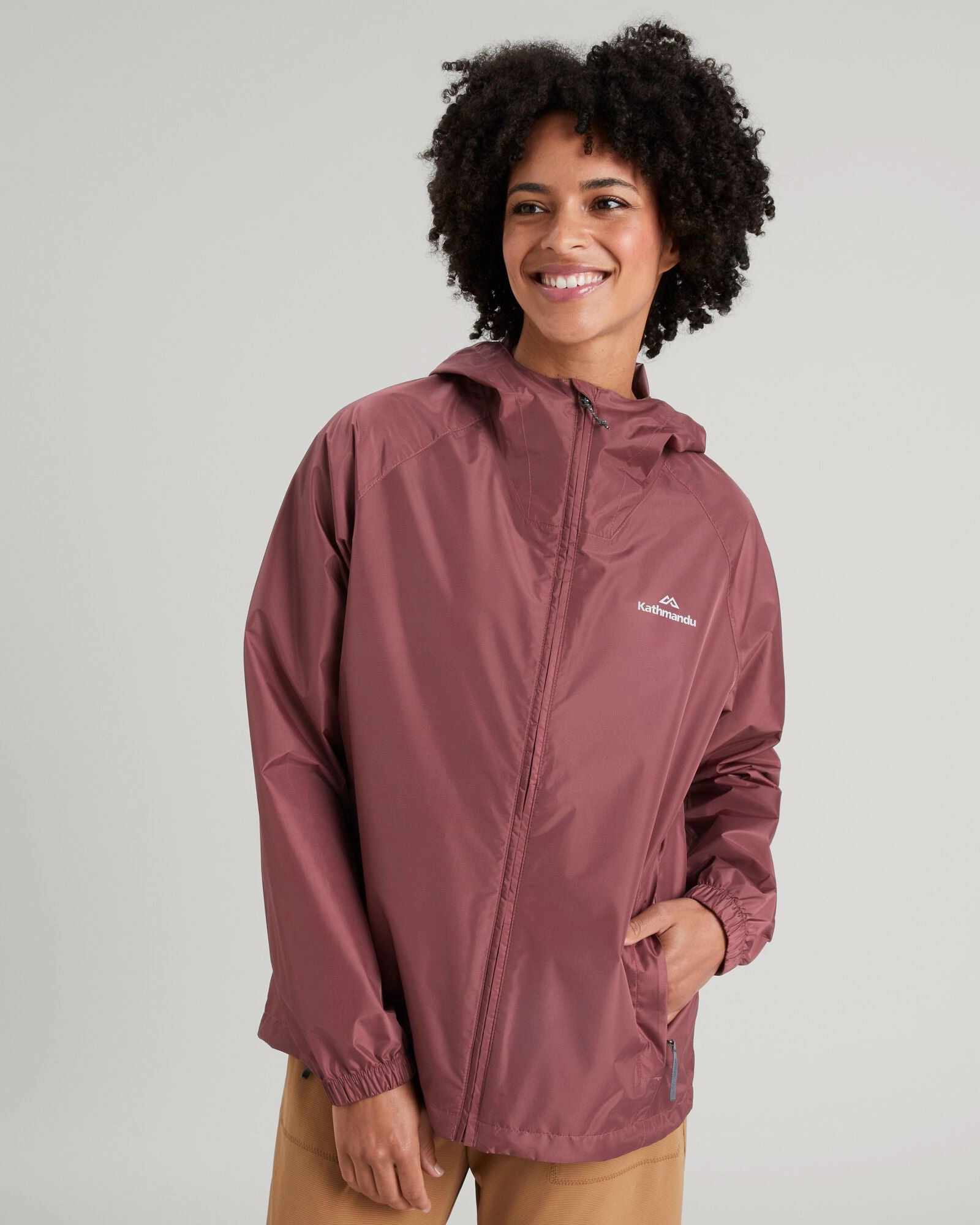 All Year BreathableFabric Women's Pocket-it 2-layer Rain Jacket - Bliss