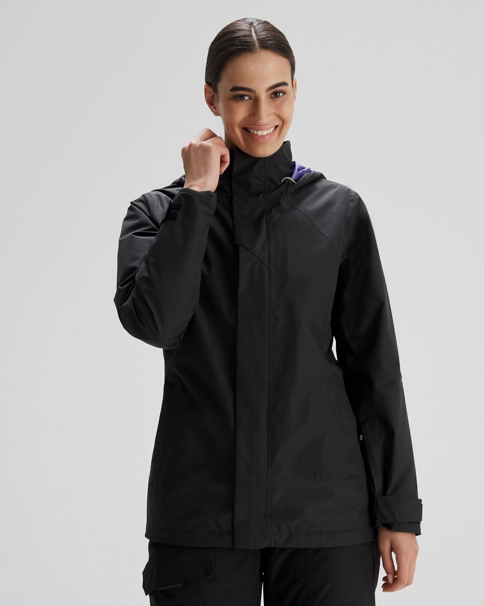 Soft Interior Brushing Shrink Resistant Treatment Women's PWDR-Days 2L 3-in-1 Snow Jacket  - Black Stingray/Dark Horizon