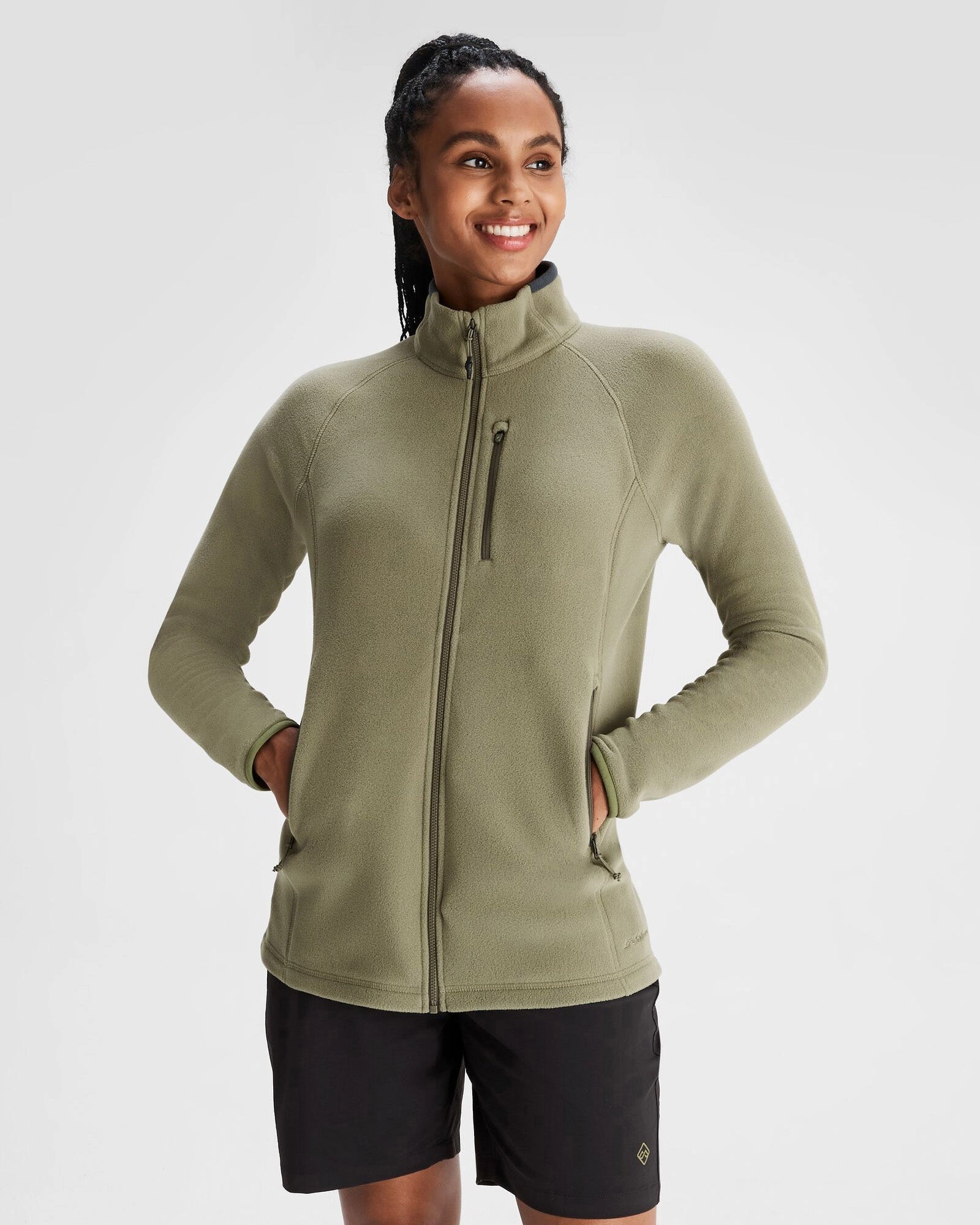 Comfy Layers Women's Ridge 100 PrimaLoft Bio Fleece Jacket - Beech