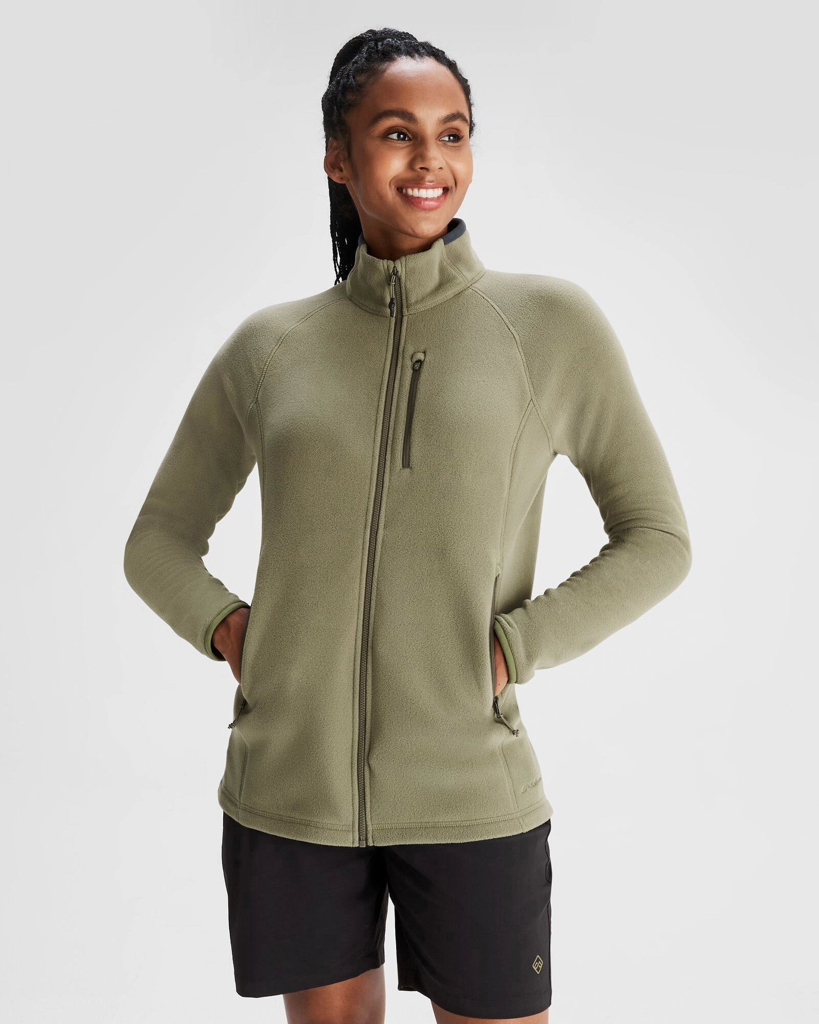 Reinforced Stitching Women's Ridge 100 PrimaLoft Bio Fleece Jacket - Beech