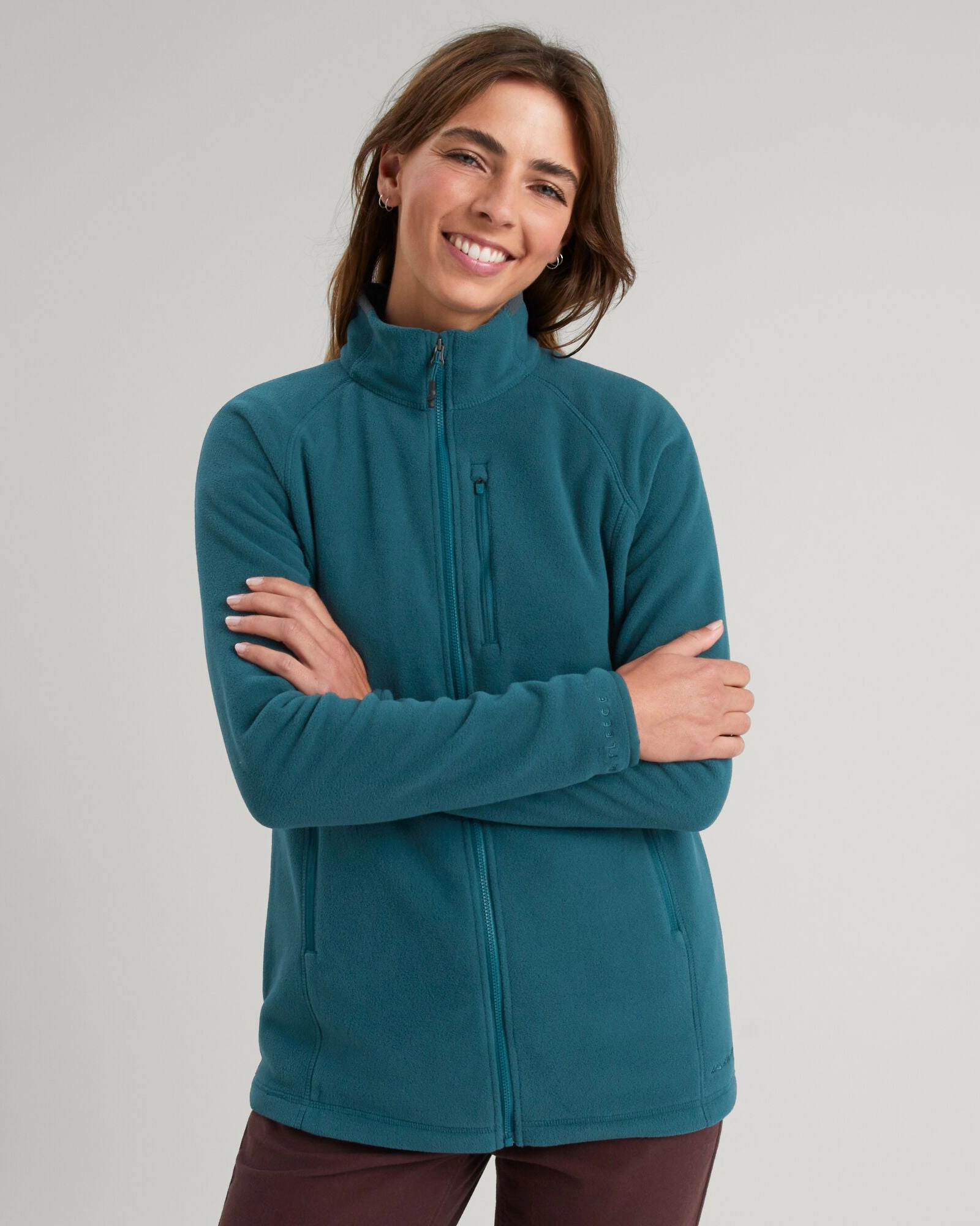 Tear Resistant Fabric Women's Ridge 100 PrimaLoft Bio Fleece Jacket - Deep Lagoon