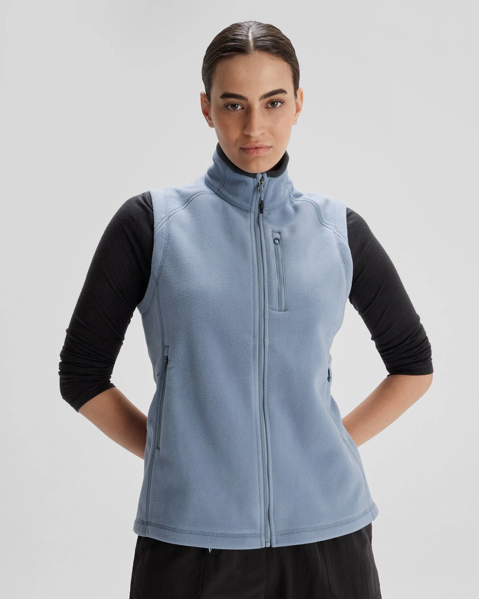 Durable Abrasion Resistant Zippered Pockets Women's Ridge 200 PrimaLoft Bio Vest - At Twilight