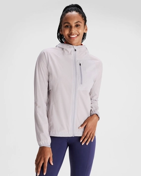 Moisture Wicking Inner Stretchable Fabric Women's Seeker 2.5L Rain Jacket - Dove