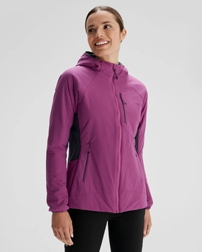Women's Seeker PrimaLoft? Active Hooded Jacket - Raz Embellished Trim Low Maintenance Fabric
