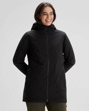 Women's Trailhead 2L Insulated Rain Parka - Black Stingray Urban Outdoor Look Outdoor Activity