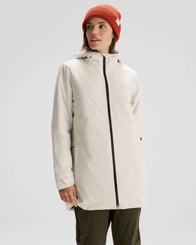 Women's Trailhead 2L Insulated Rain Parka - Natural Weather Fit Abrasion Proof Shoulders