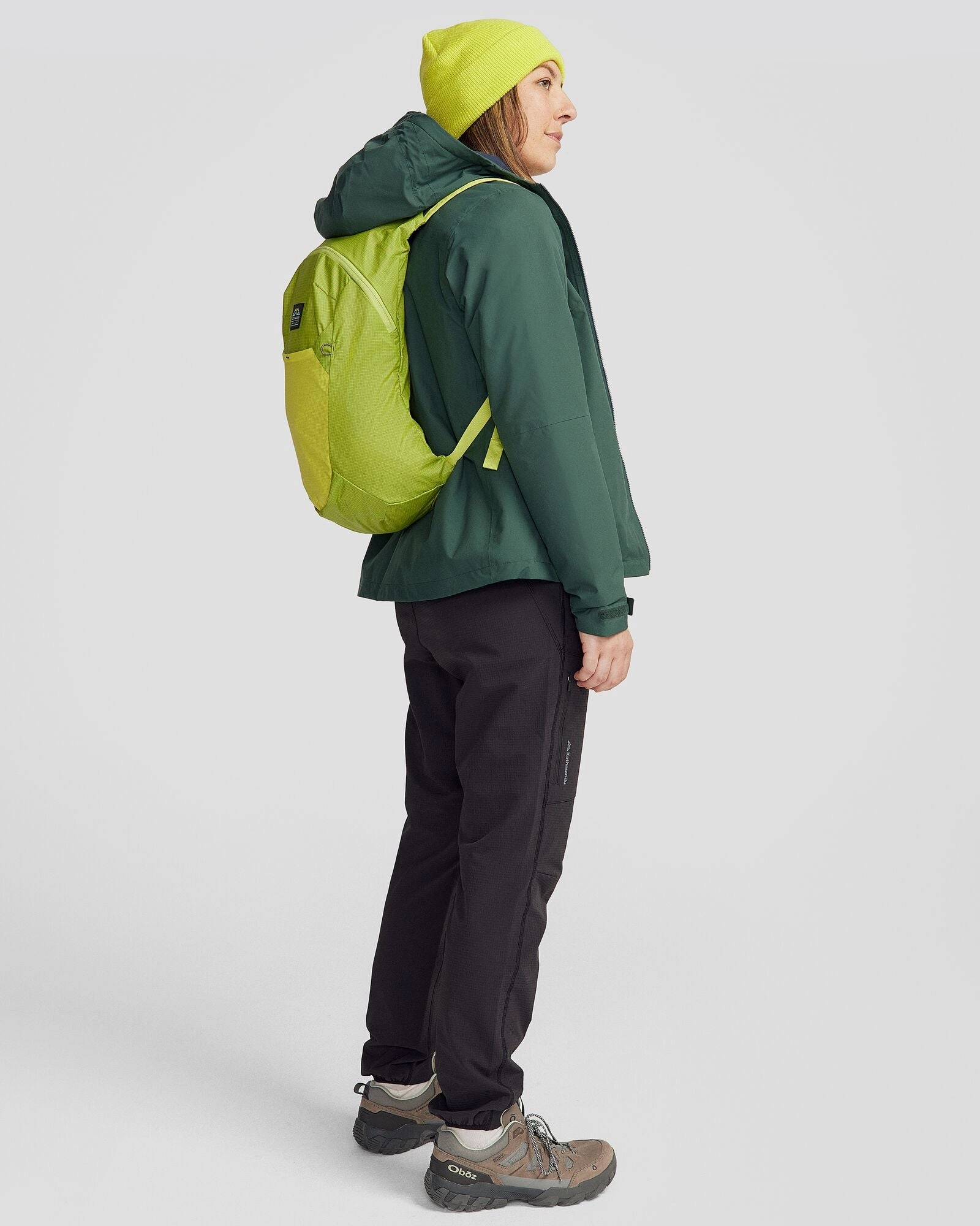 Women's Trailhead 2L novaLOFT Rain Jacket - Deep Forest Daily Essential Minimal Travel Look