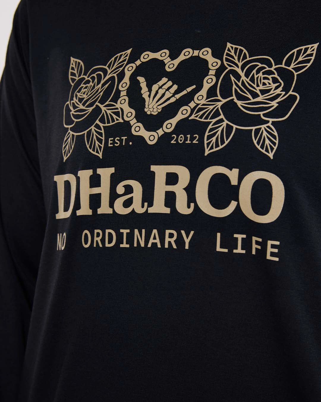 Soft Fit Wear Easy Layering Womens Long Sleeve Tech Tee | Black