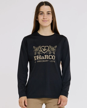 Pocket Design shopping Womens Long Sleeve Tech Tee | Black