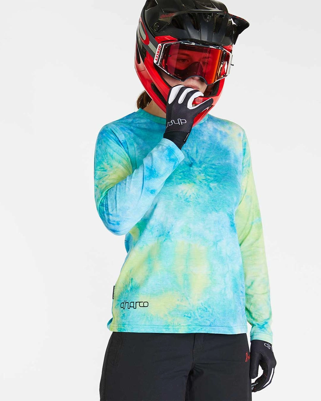 Womens Long Sleeve Tech Tee | Tie Dye Active Wearable