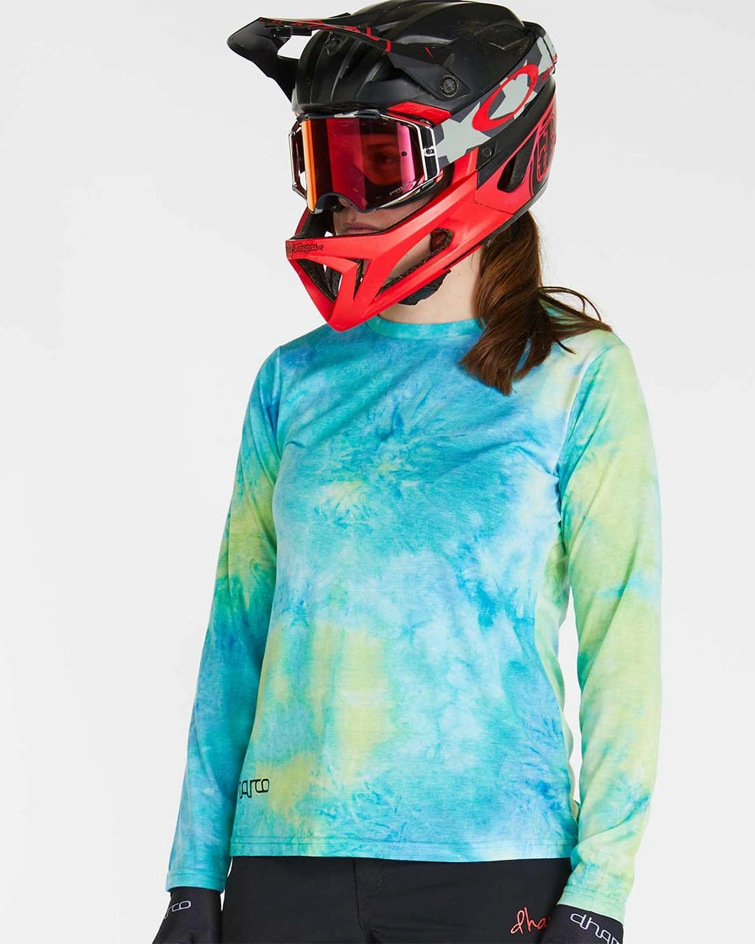 High Durability Weave Urban Style Trend Womens Long Sleeve Tech Tee | Tie Dye