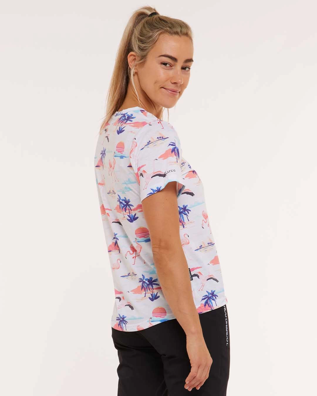 Womens Short Sleeve Tech Tee | Jessie Non Toxic Printing